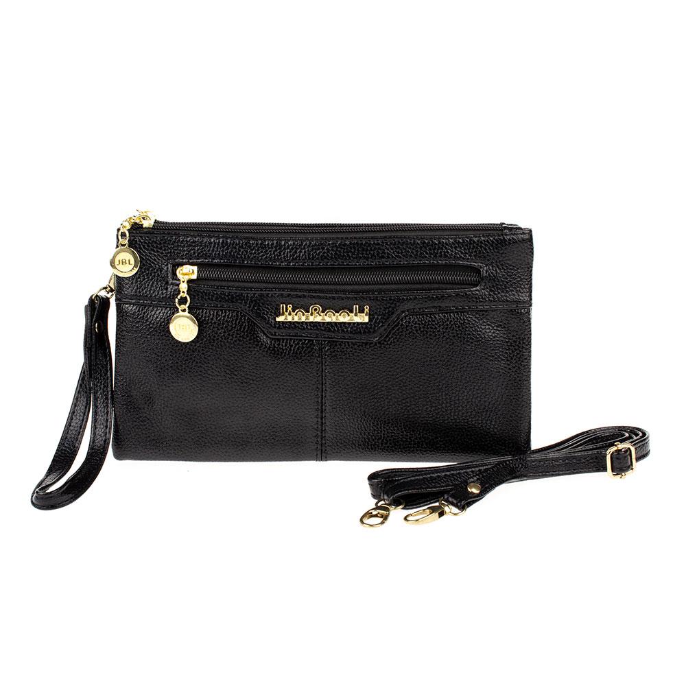 Жіноча сумочка клатч через плече чорна JBL