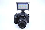 Компактний накамерне LED-світло Luxfoto 112 LED, фото 2