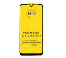 Захисне скло TDG 9D для ZTE Blade A5 2020 Full Glue чорний 0,26 мм в упаковці