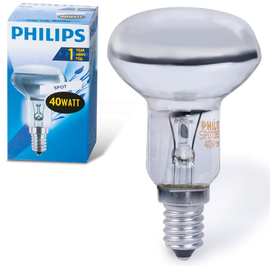 Лампа розжарювання Philips R50 40Вт spot рефлекторна
