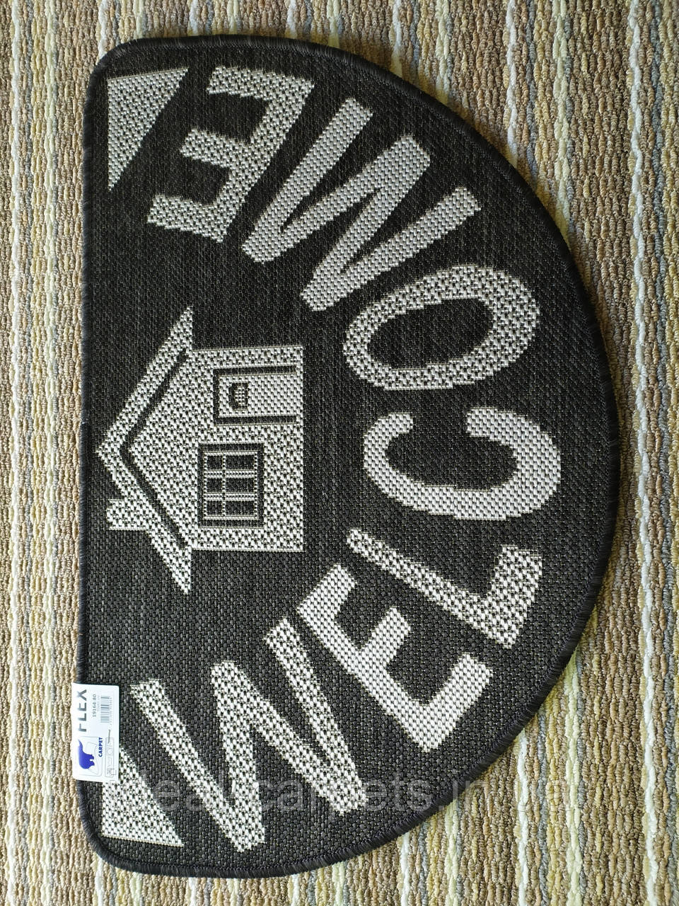 Придверний Flex 50*80см Welcome! Сірий, фото 1