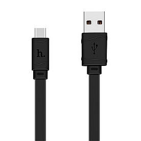 USB-кабель Hoco X5 Bamboo Type-C Black 1 метр ОРІГИНАЛ, Чорний