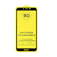 Защитное стекло TDG 9D для Xiaomi Redmi 6A Full Glue черный 0,26 мм в упаковке
