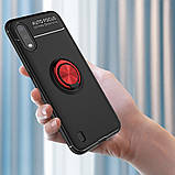 Чохол протиударний Deen ColorRing для Samsung Galaxy A01 2020 A015, накладка з кільцем магнітом, червоний, фото 9