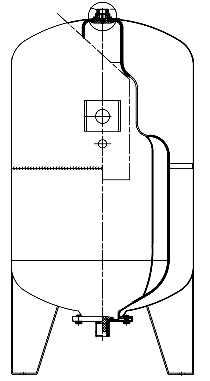 Гидроаккумулятор Watersystem WAV100 - фото 3 - id-p1166532793