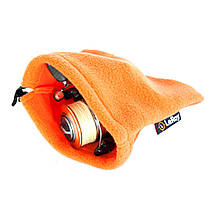 Флисовый чехол-мешок для катушки LeRoy S 15*15 см оранжевый, фото 3