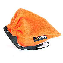 Флисовый чехол-мешок для катушки LeRoy S 15*15 см оранжевый, фото 2
