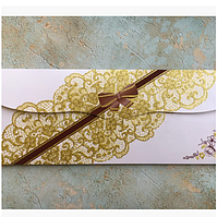 🔥 Топ! Симпатичне запрошення на весілля 10х25 см, для Гості, No0223