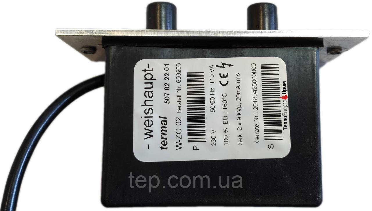 Высоковольтный трансформатор Weishaupt W-ZG 02 - фото 1 - id-p352637083