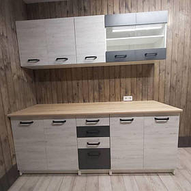 Кухня Злата 2.0 Сіра Артвуд Світ Меблів