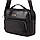 Чоловіча сумка через плече з водовідштовхувальної тканини Nobol чорний, фото 4