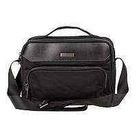 Чоловіча сумка через плече з водовідштовхувальної тканини Nobol чорний