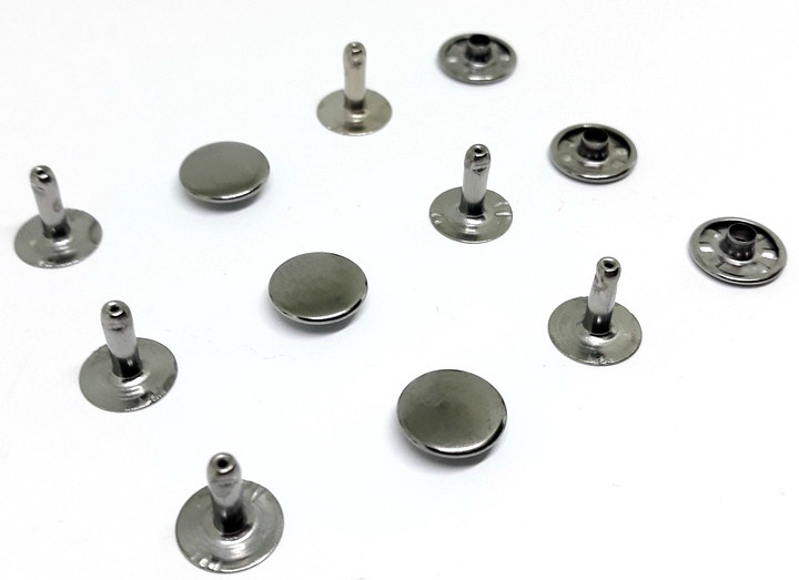 Хольтен 12 мм темний нікель (в пакованні 1000 штук)