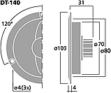 Monacor DT-140, фото 2