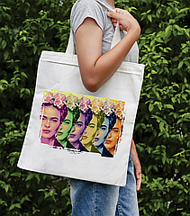 Сумка-шопер із принтом Frids