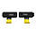 Гачки для перекладини та тяги 4FIZJO Hooks Black/Yellow (P-5907739311078), фото 3
