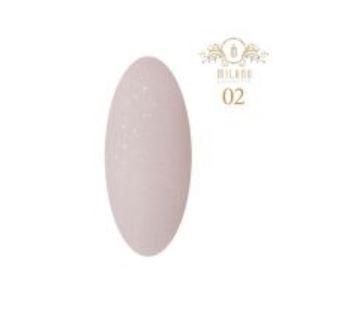 База для гель-лаку камуфлюється із шиммером Milano Cover Base Shimmer № 02, 10 мл