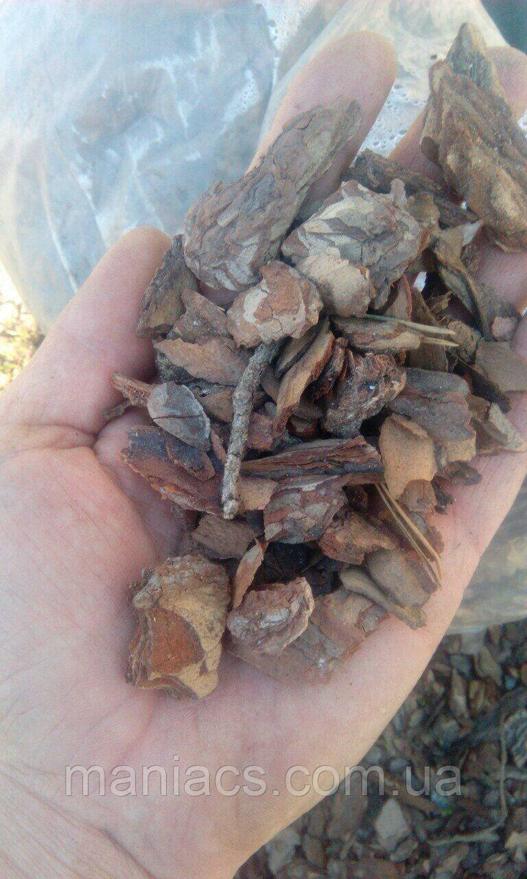 Кора соснова в мішках (50 л), фракція 3-5 см, фото 1