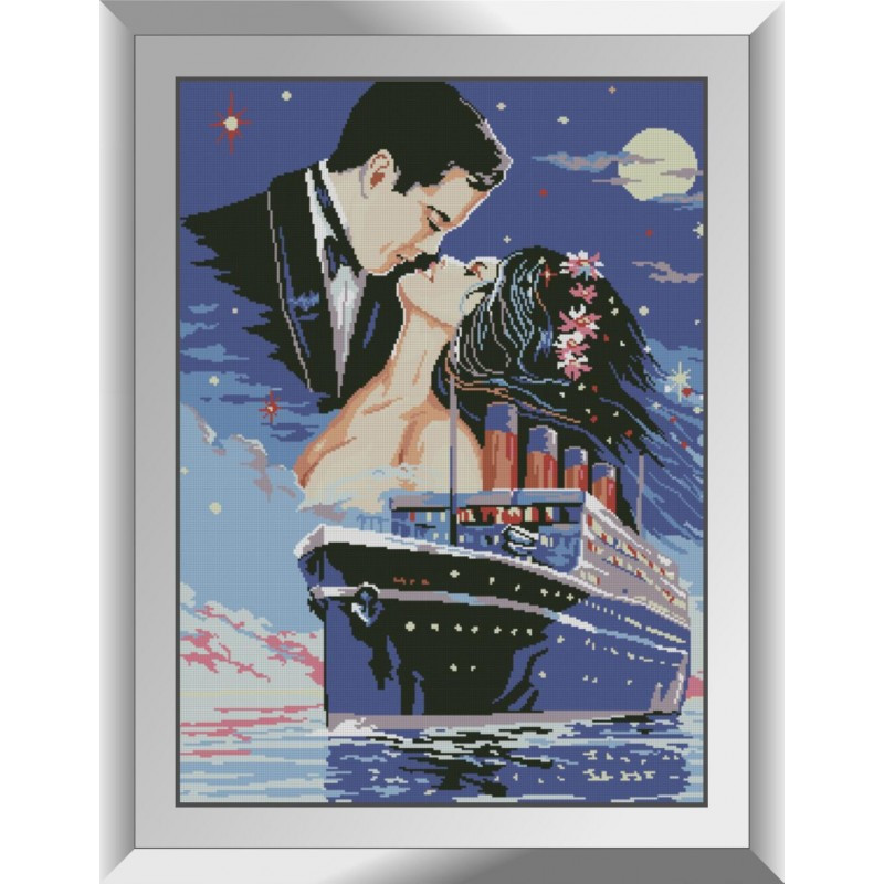 Набір алмазної мозаїки Корабель кохання Dream Art 31515 (56 x 77 см)