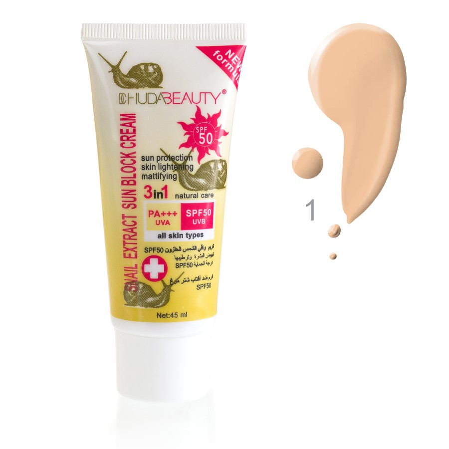 (Код № 186) BB крем SPF50 Snail Extract Sun Block Cream 45ml №1