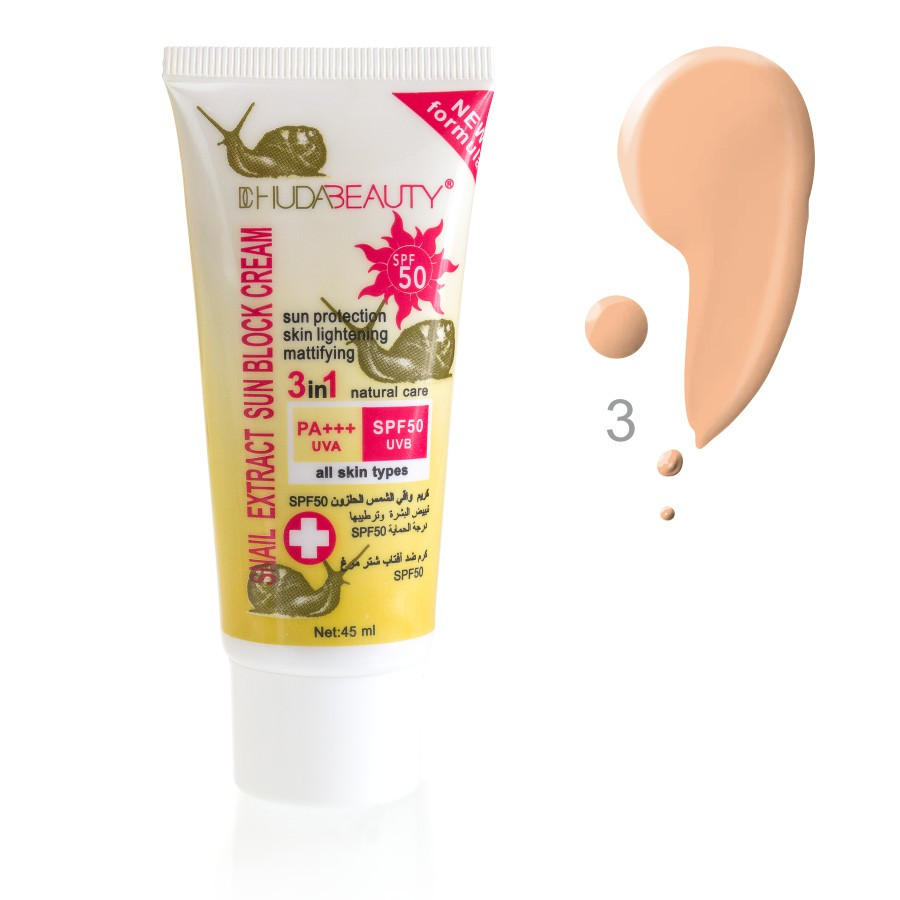 (Код № 186) BB крем SPF50 Snail Extract Sun Block Cream 45ml №3
