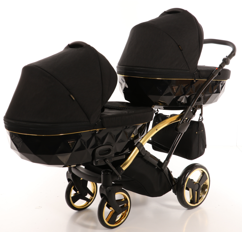 Коляска для двійнят Junama Diamond S-Line Duo Slim (Юнама Даймонд С-Лайн Дуо)