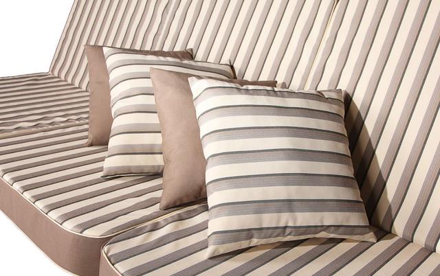 Диван-качели AURORA матрас тексилк бежево-серые полоски, 9709, Тент тексилк тортора однотонный, 2709, Поролон (2) Диван-качели AURORA матрас тексилк бежево-серые полоски, 9709, Тент тексилк тортора однотонный, 2709, Поролон (2)