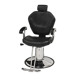 Перукарське компактне крісло у барбершоп Марсело крісла з підголовником для стрижки чоловіків