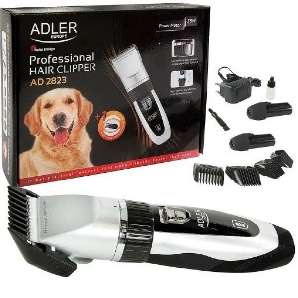 Машинка для стрижки тварин бездротова Adler AD 2823 на акумуляторах (N004424)