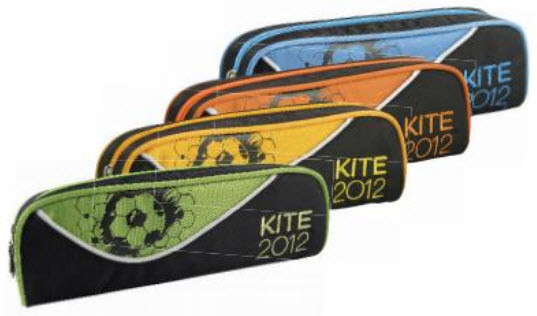 Пенал Kite Sport K12-825 у чорно-жовтогарячих  тонах