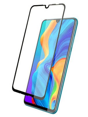 Захисне скло 9D для Huawei P30 Lite Black 2019, фото 3