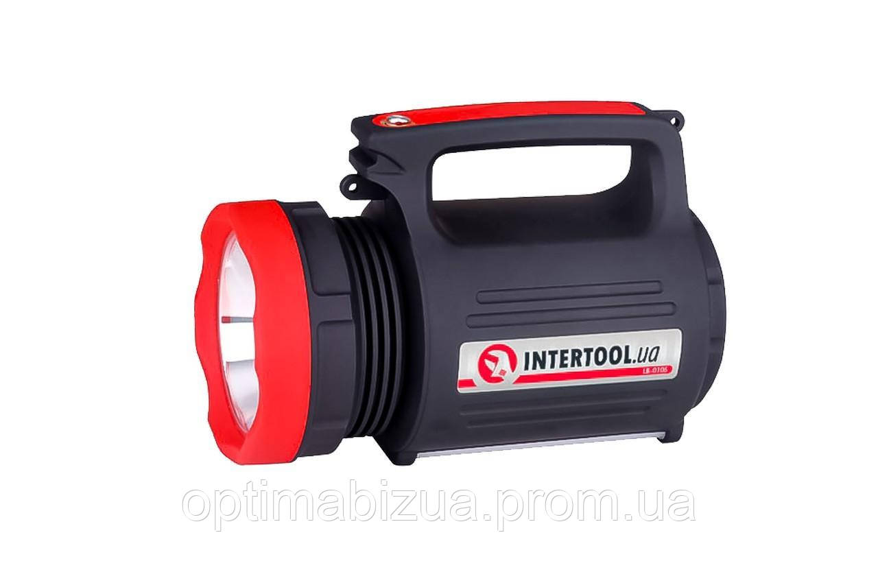 Фонарь аккумуляторный Intertool - 1LED x 5Вт - фото 1 - id-p1166659280