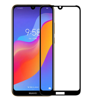 Захисне скло 9D для Huawei Y6 2019 Black, фото 3