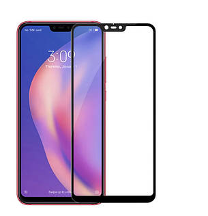 Захисне скло 9D для Xiaomi MI 8 Lite Black, фото 2
