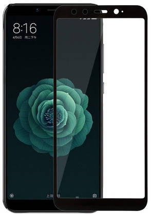 Захисне скло 9D для Xiaomi Mi A2 / Mi 6X Black, фото 3