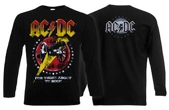 Футболка довгий рукав AC/DC For Those About To Rock 1981, фото 1