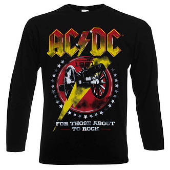 Футболка довгий рукав AC/DC For Those About To Rock 1981, фото 3