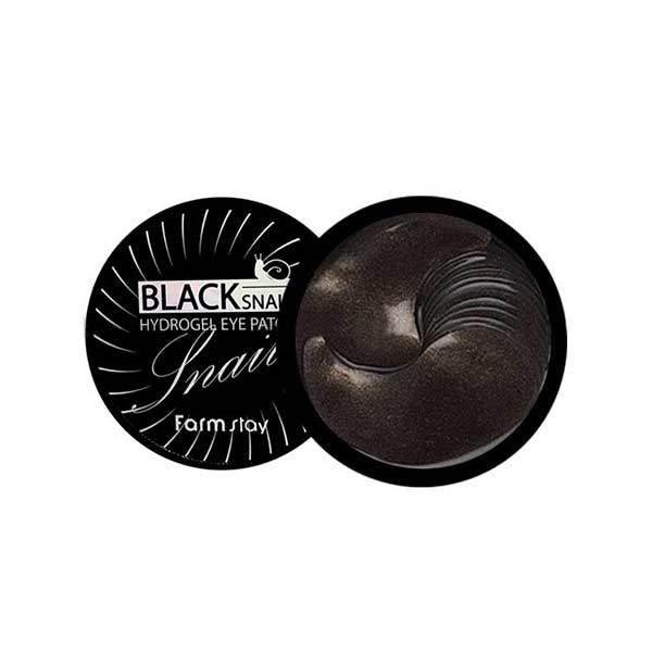 Farmstay Black Snail Hydrogel Eye Patch Гідрогелеві патчі з муцином чорної равлики