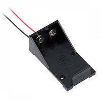 Відсік для батареї 6F22 (Крона) відкритий з проводами