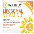SunLipid, ліпосомальна вітамін C, з натуральними ароматизаторами, 30 пакетиків по 5,0 мл, фото 2
