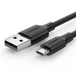 Кабель зарядный Ugreen Micro USB 2.0 5V2.4A 2M Black (US289)