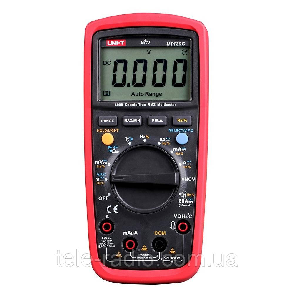 Мультиметр цифровий UNI-T UT-139C