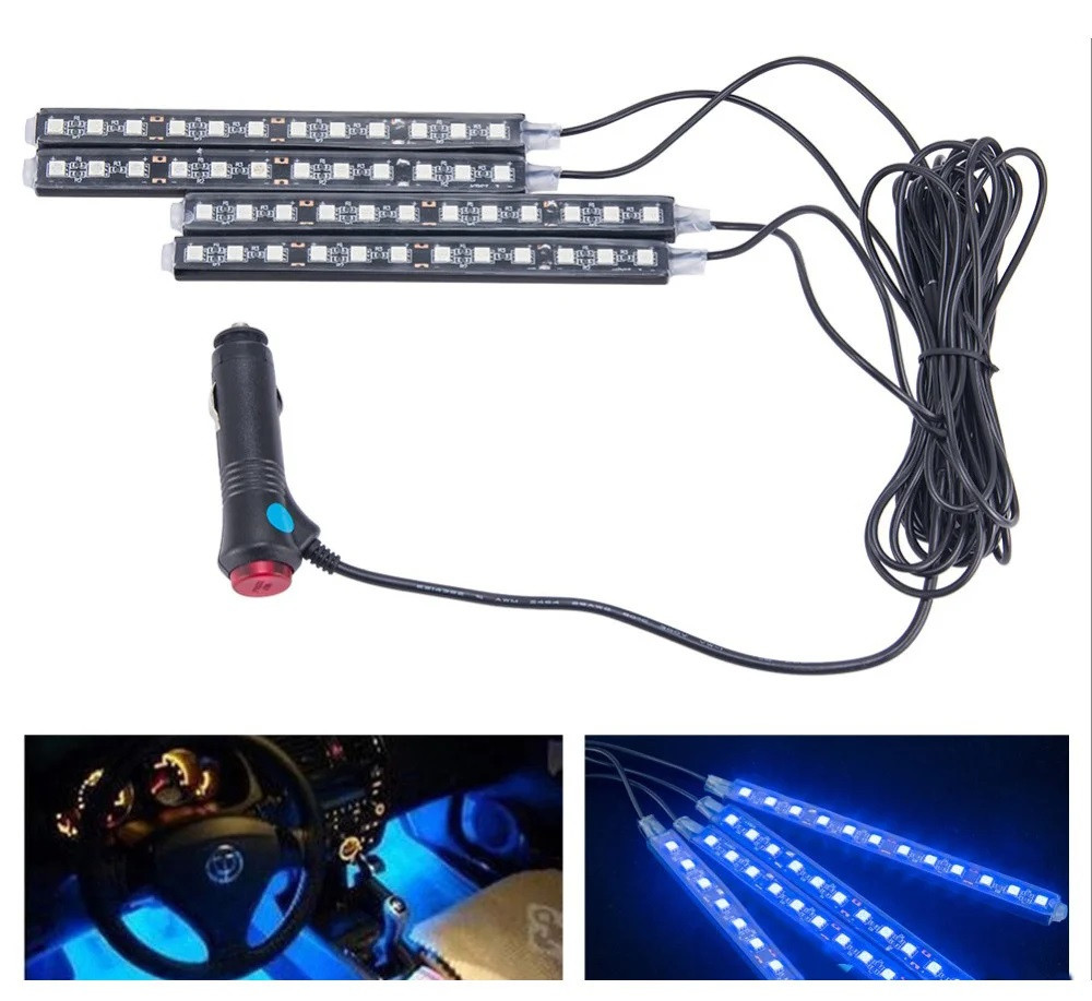 LED AMBIENT HR-01678 кольорове підсвічування для авто вологозахисна RGB