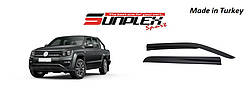 Дефлектор на вікна SUNPLEX (вітровики) VOLKSWAGEN AMAROK 2012-2017 SP-S-91