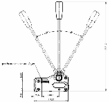 Рукоятка управління гідророзподільником Indemar IS3047, фото 3