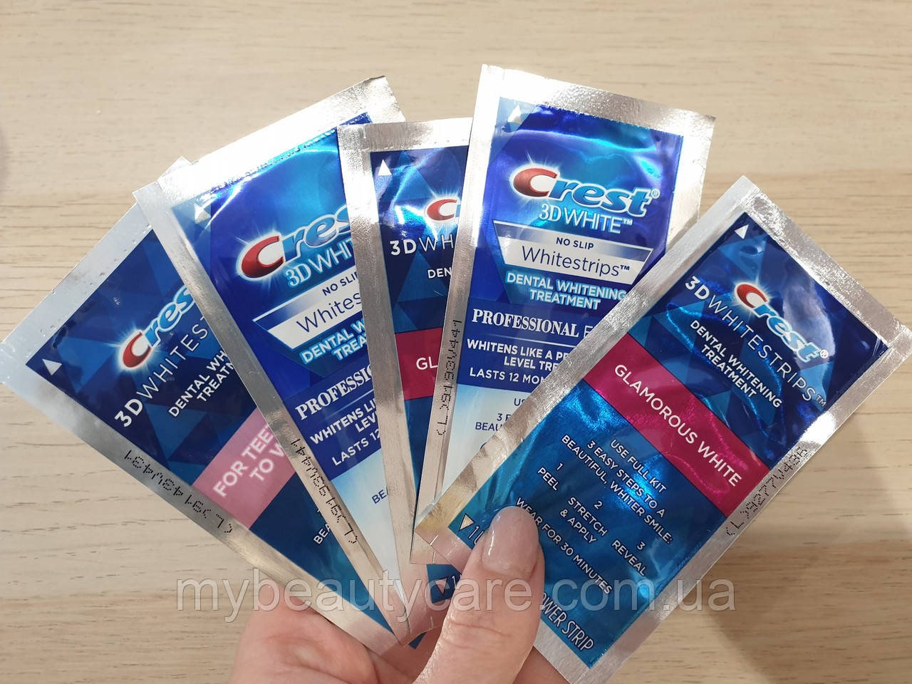 Відбілювальні смужки Crest 3D White