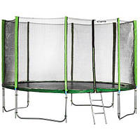 Батут Atleto 465 см із подвійними ногами із сіткою (21000903)
