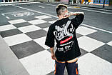 Жіноча футболка подовжена хайпова Skatepark чорний Київ, фото 7