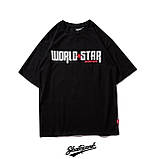 Жіноча футболка подовжена хайпова Skatepark чорний Київ, фото 3