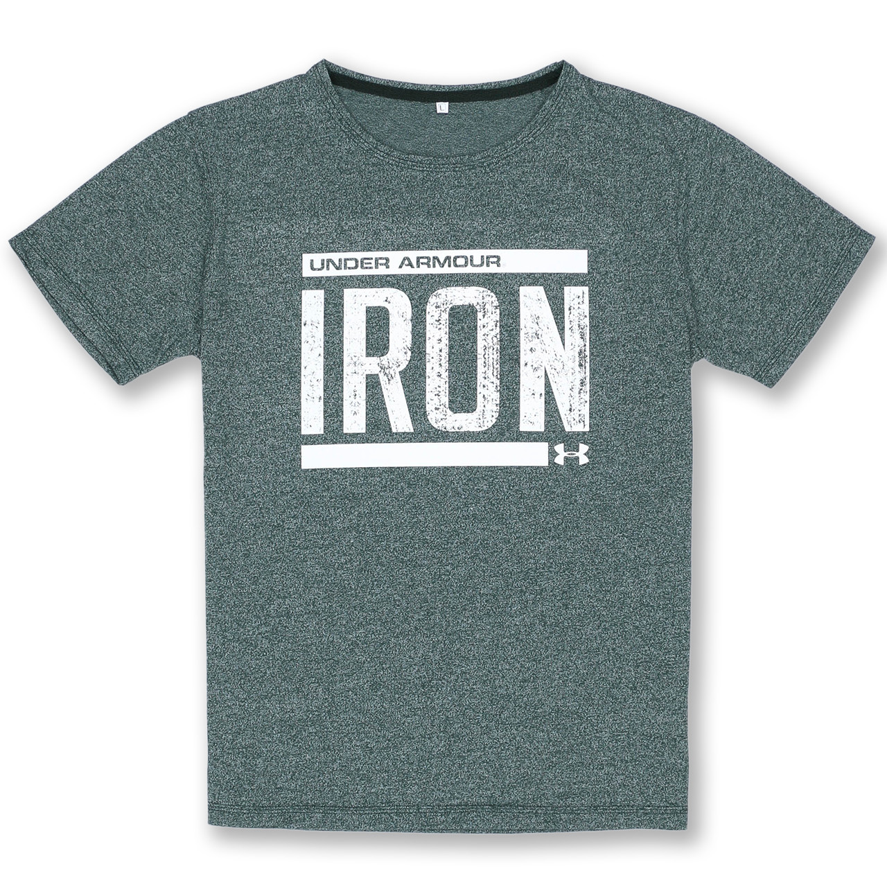 Футболка спортивна зеланжир UNDER ARMOUR "IRON" Ф-10 GRN MEL S (Р) 19-906-020, фото 1